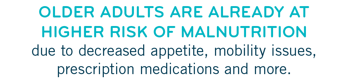 Higher risk malnutrition