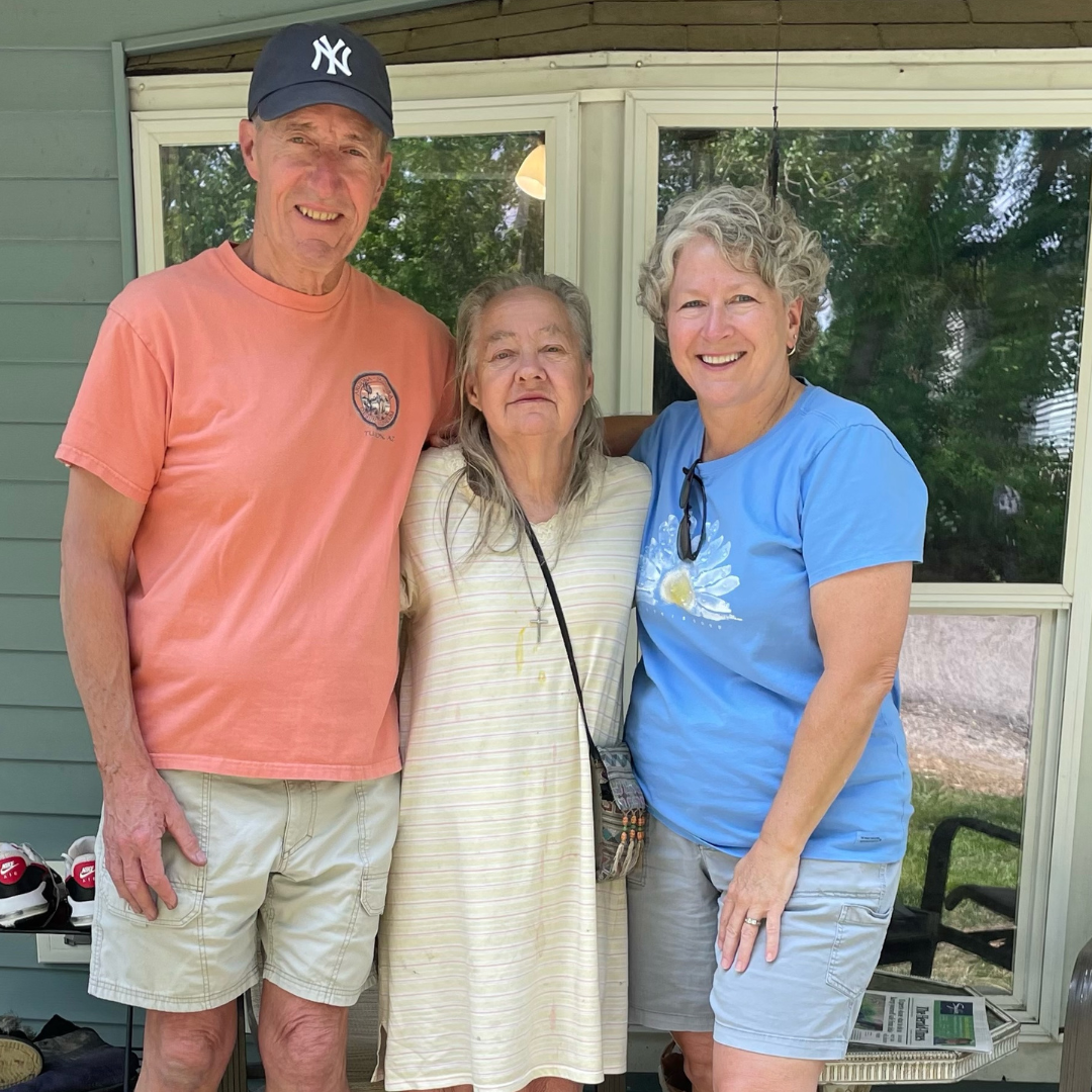 Meals on Wheels Volunteers and Client