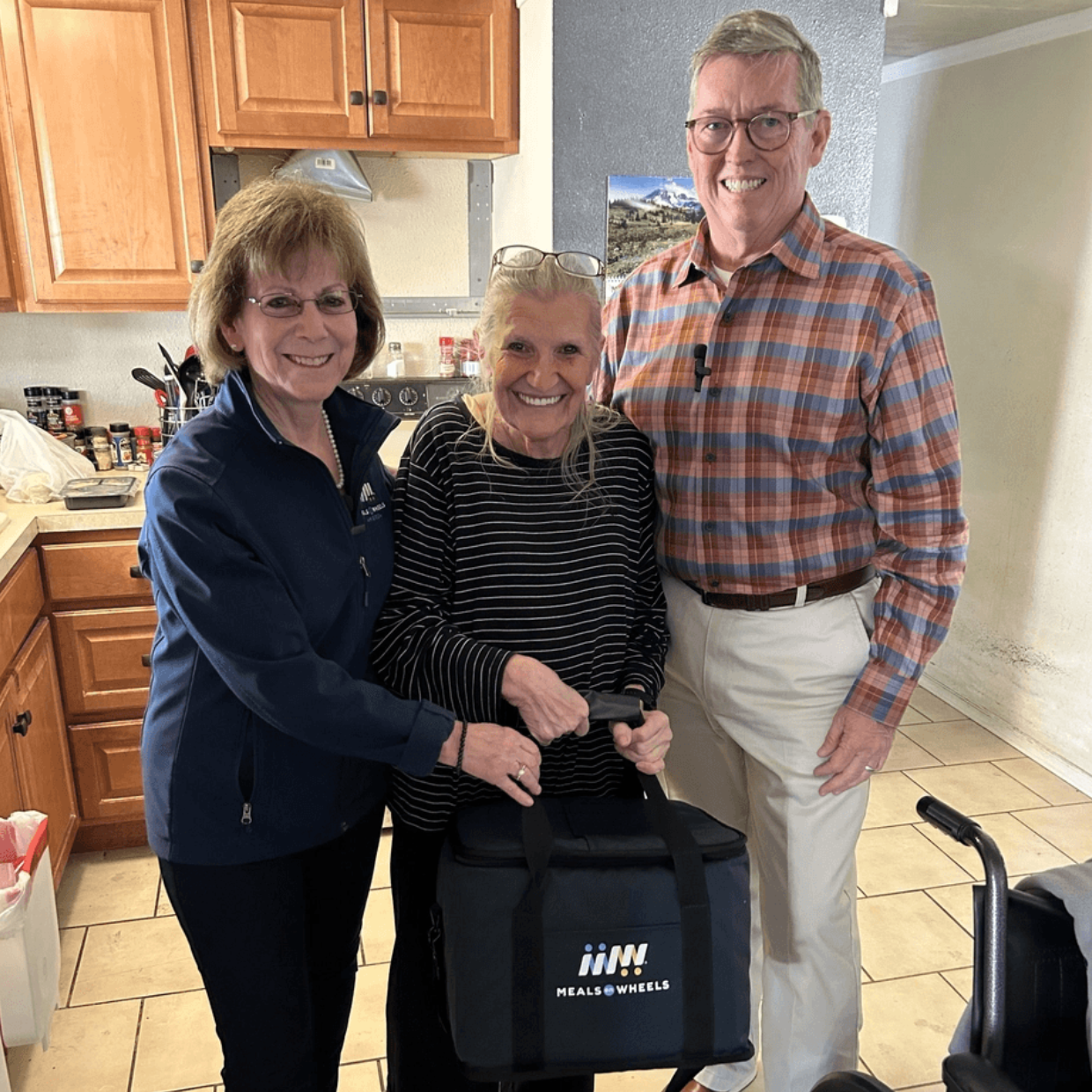 Ellie and CC CEO with Senior in House Branded