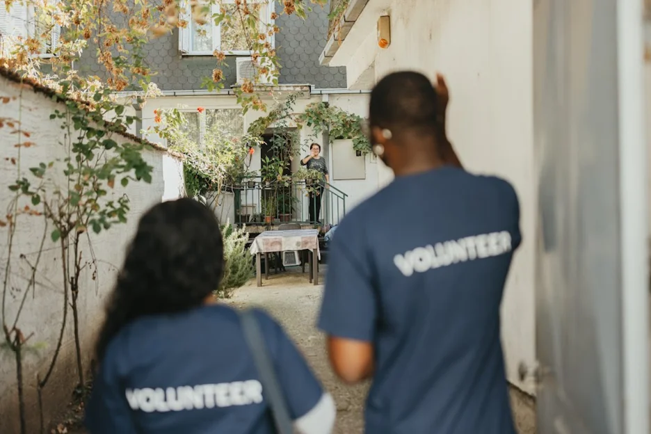 Male and Female volunteers
